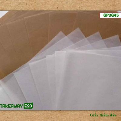 Giấy  thấm dầu trong đồ chiên